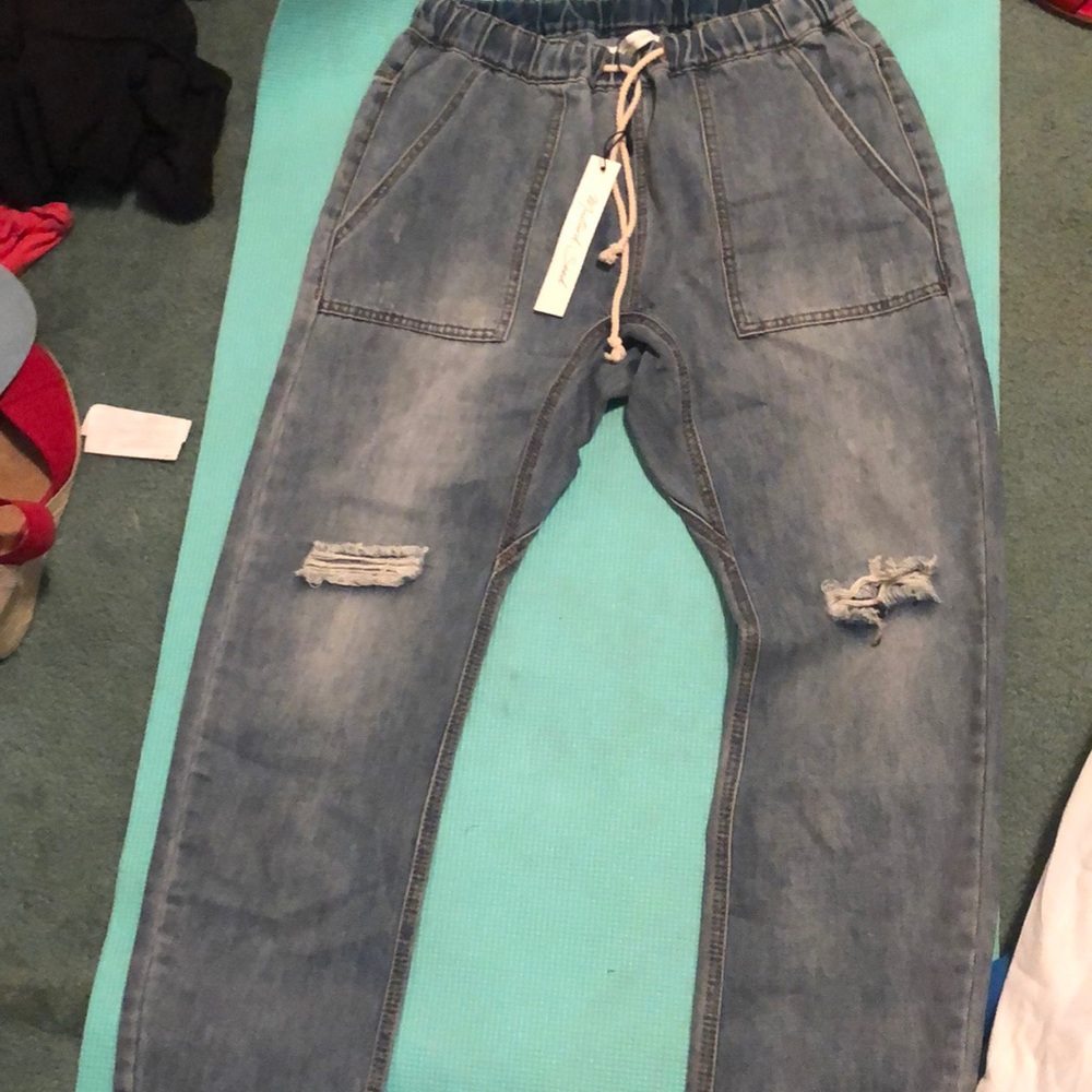 Denim Jean jogger by Mustard Seed